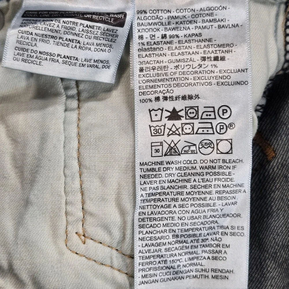 Levis 511 Jeans Mens 28x30 (tag 28x32) Blue Medium Wash Slim Taper Denim